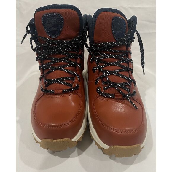 NIKE Manoa Leather SE Boots Mens US 5 Rugged Orange DC8892-800 Lace Up - Picture 2 of 16